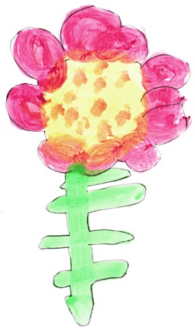 Pink flower