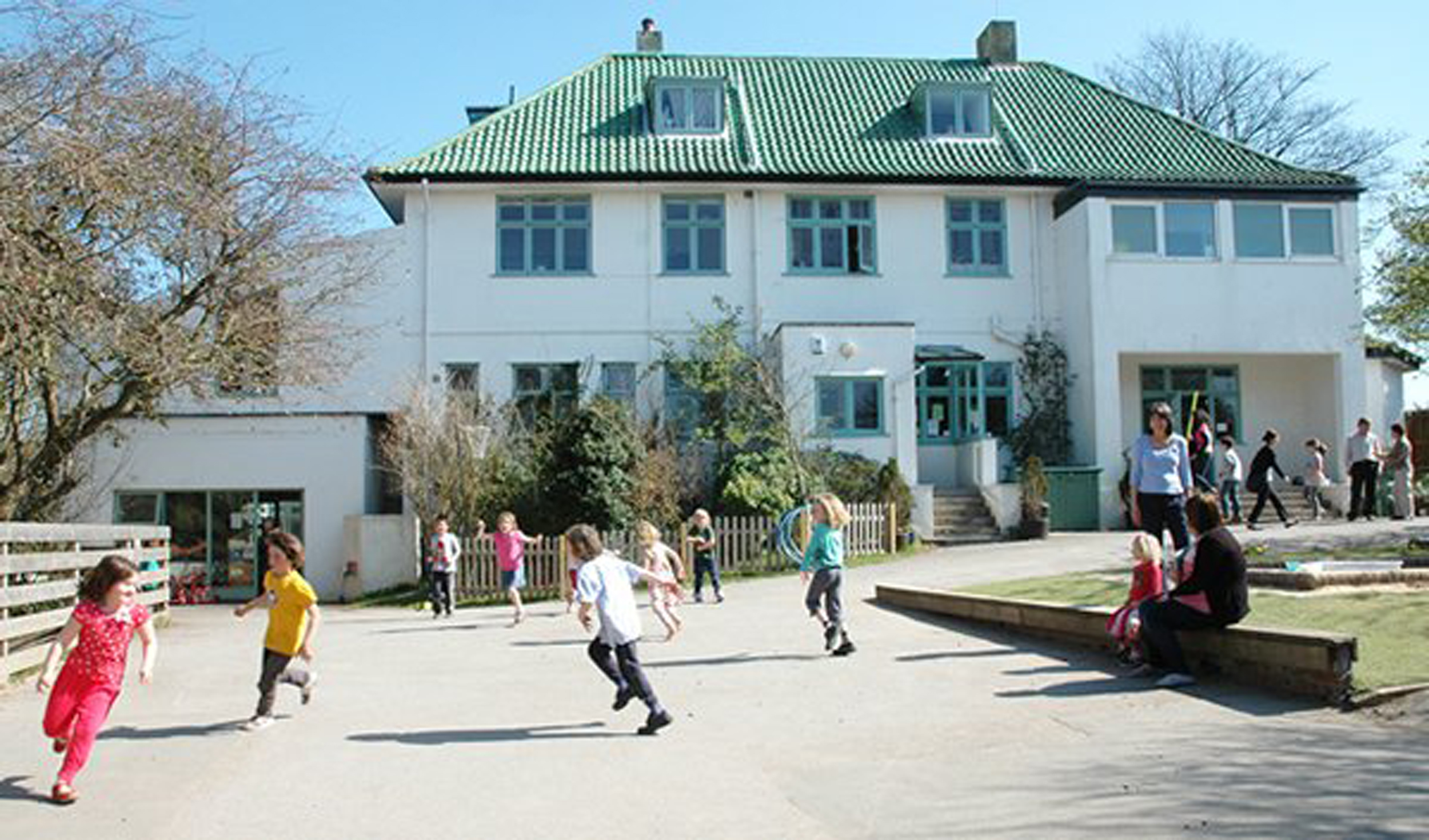 Dharma Primary School - building and playground